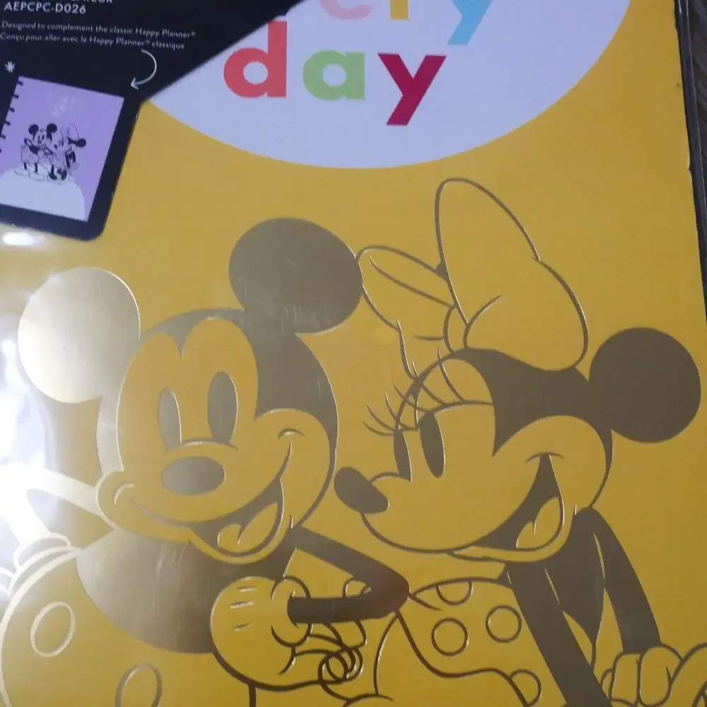 NEW Happy Planner Disney Minnie Mickey Classic Planner Companion Folders Papers